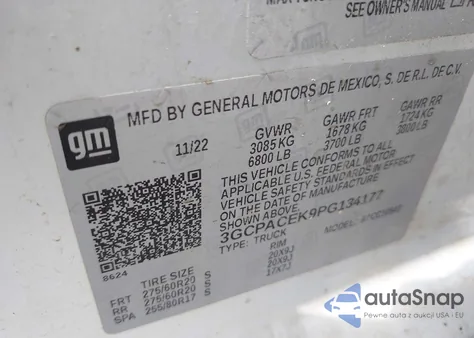 2023 Chevrolet Silverado 2Wd Short Bed Lt from USA, damaged, VIN 3GCPACEK9PG134177